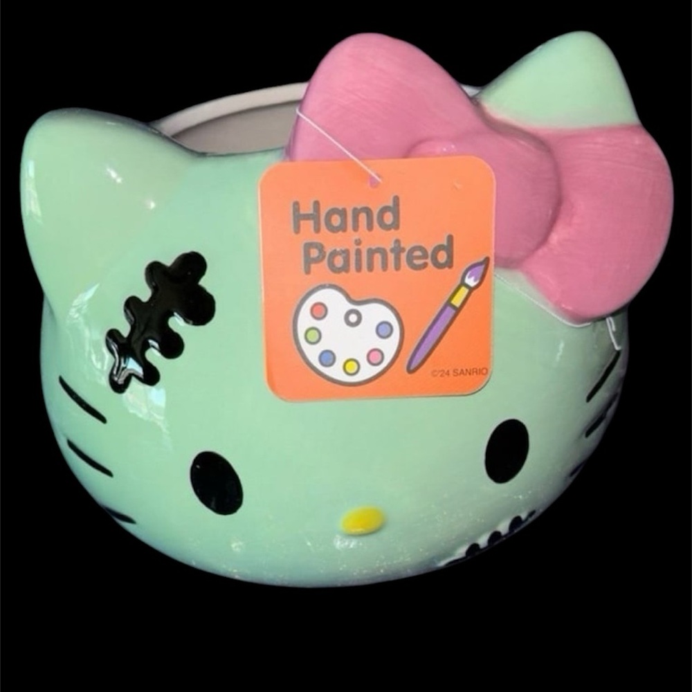 PRICE FIRM Hello Kitty Planter Frankenstein